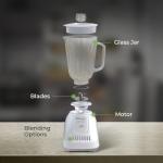 Koblenz 51-Oz Blender with Stainless Steel Blades