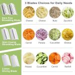 Electric Cheese and Vegetable Grater with Blades
