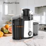 600W Centrifugal Juicer with 3” Wide Chute
