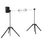 Fire Spit Rotisserie Camp Grill with Support Legs