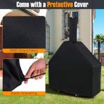 Giantex Outdoor Wood Fired Pizza Oven with Accessories