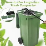 Handheld Trash Compactor for Outdoor Use