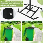 Handheld Trash Compactor for Outdoor Use