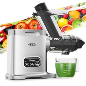 Aeitto Cold Press Juicer with Wide Chute