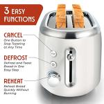 MÜELLERHOME Retro 2-Slice Toaster with 7 Settings