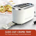 MÜELLERHOME Retro 2-Slice Toaster with 7 Settings