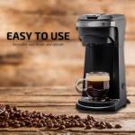 OVENTE 14oz Compact Single Serve Coffee Maker