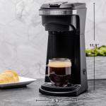 OVENTE 14oz Compact Single Serve Coffee Maker