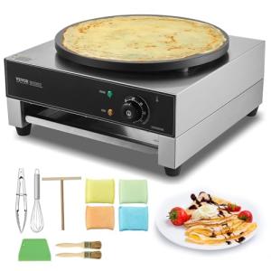 VEVOR 16-Inch Electric Crepe Maker with Temp Control