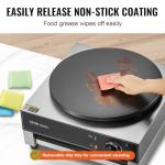 VEVOR 16-Inch Electric Crepe Maker with Temp Control