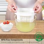 2QT Greek Yogurt Strainer with Fine Mesh Basket