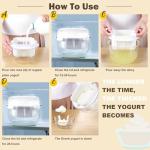 2QT Greek Yogurt Strainer with Fine Mesh Basket