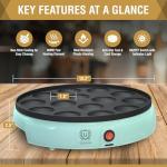 ULTICOR Mini Pancake Maker – 14-Hole Non-Stick Pan