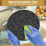 ULTICOR Mini Pancake Maker – 14-Hole Non-Stick Pan