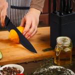 7-Piece Knife Set with Sharpening Block