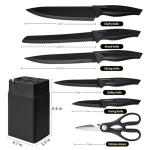 7-Piece Knife Set with Sharpening Block