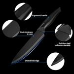 7-Piece Knife Set with Sharpening Block