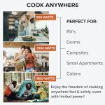 Nuwave Portable Induction Cooktop with 94 Temp Settings