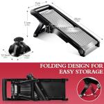 Masthome Adjustable Mandoline Slicer with Free Gloves