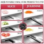 Masthome Adjustable Mandoline Slicer with Free Gloves