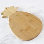 Pineapple-Shaped Bamboo Cutting and Charcuterie Board
