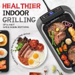 CUSIMAX 1500W Smokeless Electric Indoor BBQ Grill