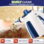 Handheld Multi-Surface Steam Cleaner with 12 Accessories
