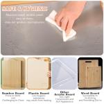 HUAKENER Large Stainless Steel Kitchen Cutting Board
