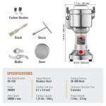 VEVOR 550g Electric Grain Mill and Spice Grinder
