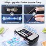 Powerful Vacuum Sealer with Double Heat Seal