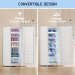 Upstreman 7.0 Cu.Ft Upright Freezer with Shelves