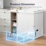 TABU 7.0 Cu. Ft. Compact Deep Freezer