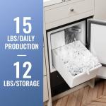 IECIVC 15'' Under Counter Ice Maker Machine