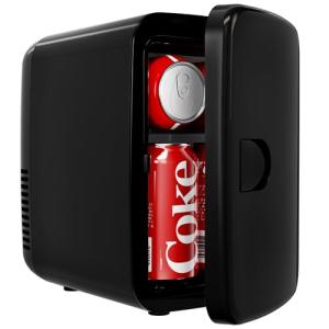 EUHOMY Mini Fridge - 4L Portable Cooler & Warmer