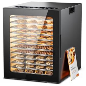 12-Tray Electric Food Dehydrator with Timer and Control