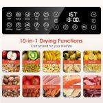 12-Tray Electric Food Dehydrator with Timer and Control
