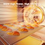 12-Tray Electric Food Dehydrator with Timer and Control
