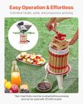 VEVOR Heavy Duty Fruit Wine Press - 6L
