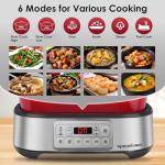 Spoonlemon 5.8QT Electric Dutch Oven Multi-Cooker
