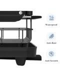 Kitsure Stainless Steel Dish Drying Rack with Cutlery Holder