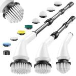 Cordless Electric Spin Scrubber with Adjustable Handle