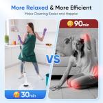Cordless Electric Spin Scrubber with Adjustable Handle