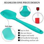 Heat Resistant Silicone Spatula Set - 5 Colors