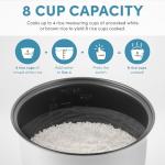 Aroma 8-Cup Digital Rice Cooker and Steamer