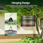 VIVOSUN 2-Layer Hanging Drying Rack with Zippers