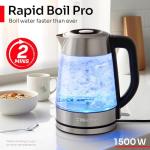 Mueller RapidBoil 1.8L Electric Kettle, LED Light