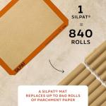 Silpat Non-Stick Silicone Baking Mat, Half Sheet
