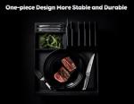 WIZEKA 8-Piece German Stainless Steel Steak Knives Set