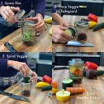 Mason Jar Spiralizer Lid - 3 in 1