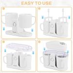 Pukomc Home Ice Cream Maker with Two Bowls